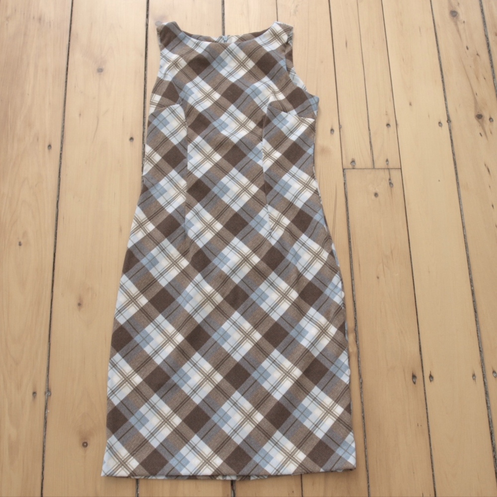 Plaid Sheath Dress